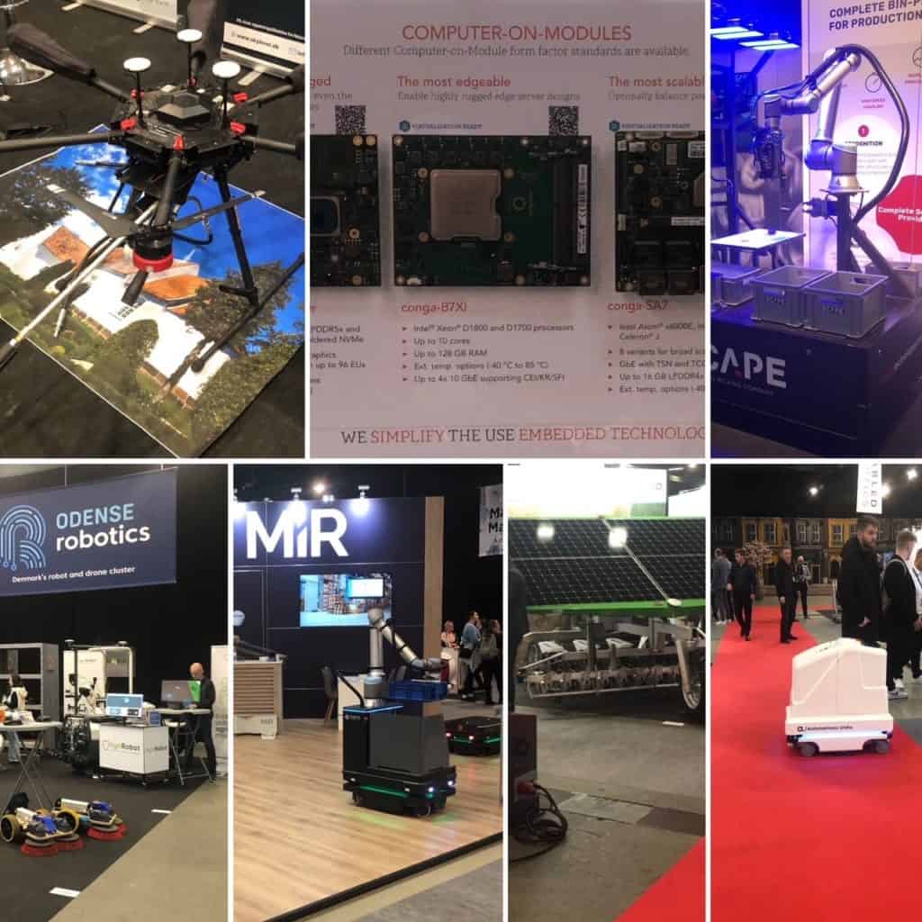 A few examples of drones and robotics in Denmark.