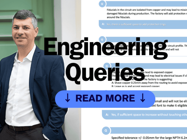 Engineering queries on PCB.