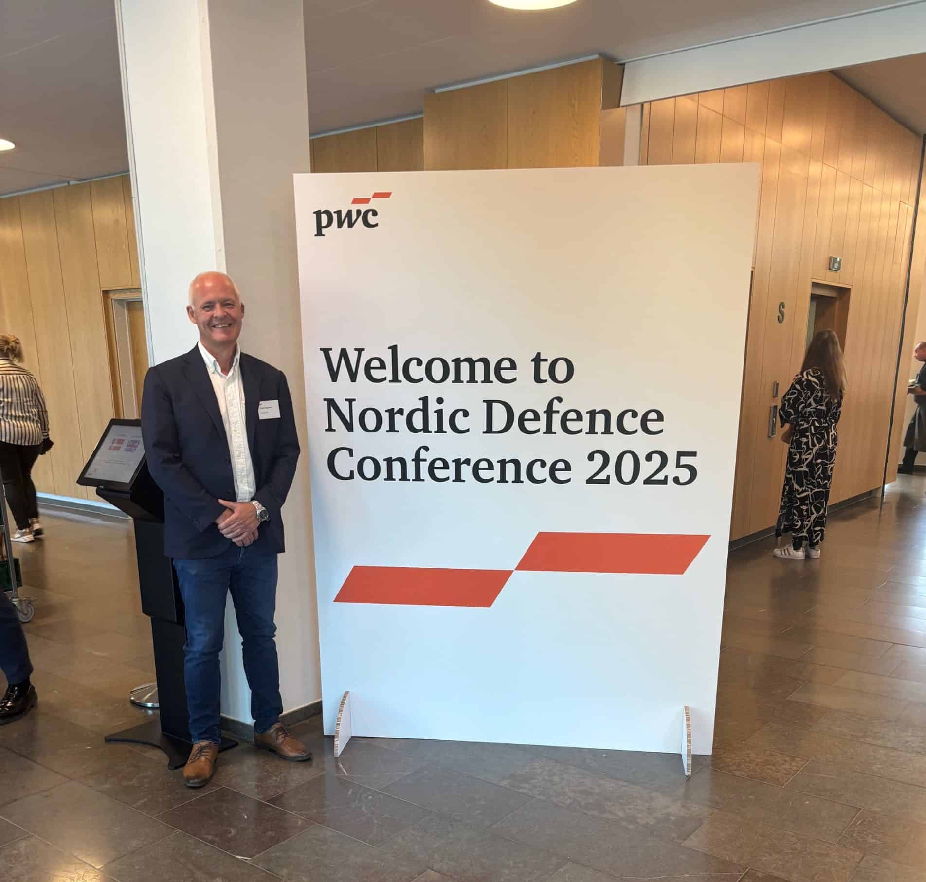 Torben Hajslund, CONFIDEE at Defence Event talking about disruption.